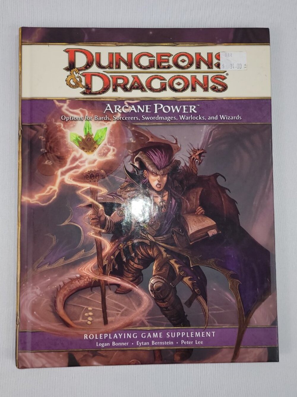 D&D Dungeons & Dragons 4th Edition Arcane Power RPG Hardcover Game Manual